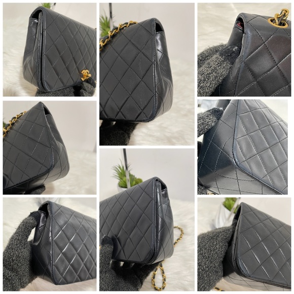 Vintage Full Flap Bag Quilted Lambskin Medium - Picture 10 of 16